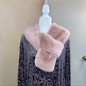Badgley Mischka Faux Fur Scarf